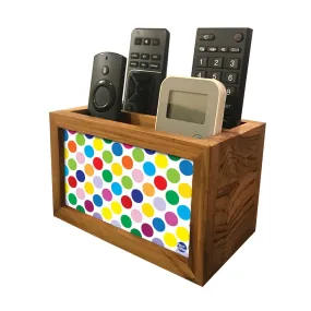 Remote Control Stand Holder Organizer For TV / AC Remotes -  Dots