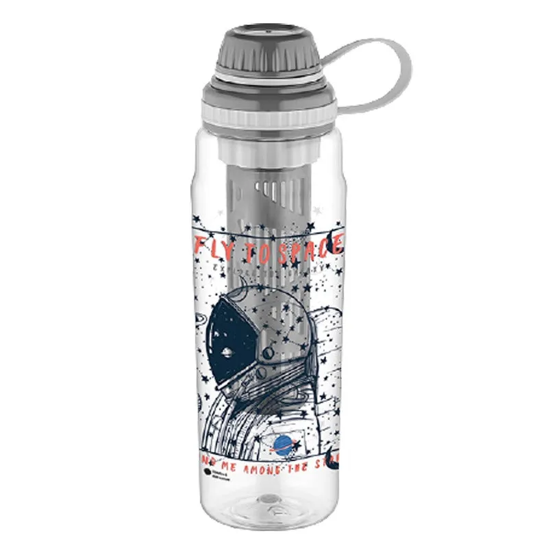 RENGA EGE TRITAN DECORATED WATER BOTTLE WITH INFUSER 800 cc (27.2 oz) 1 Pc