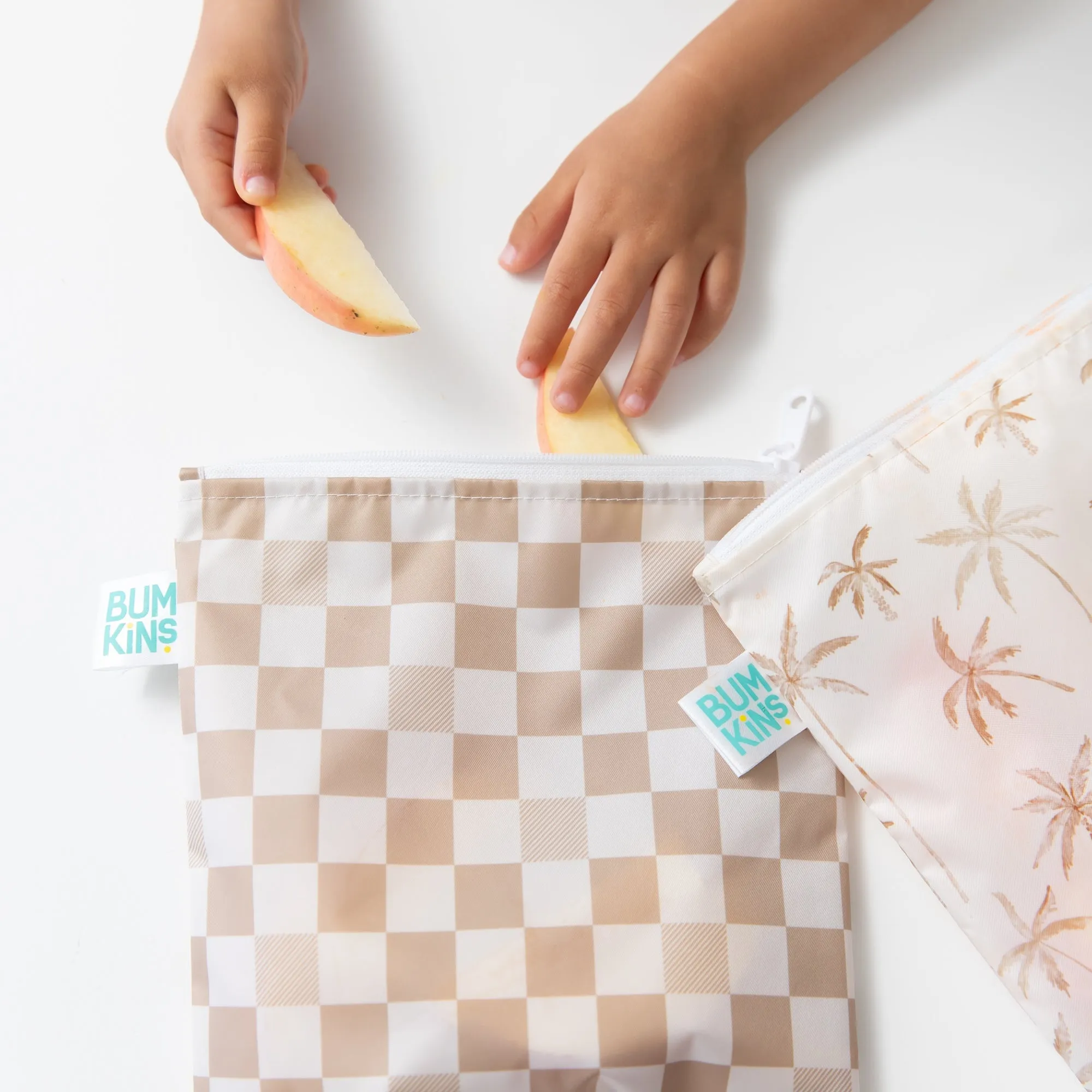 Reusable Snack Bag, Large 2 Pack: Palm Check