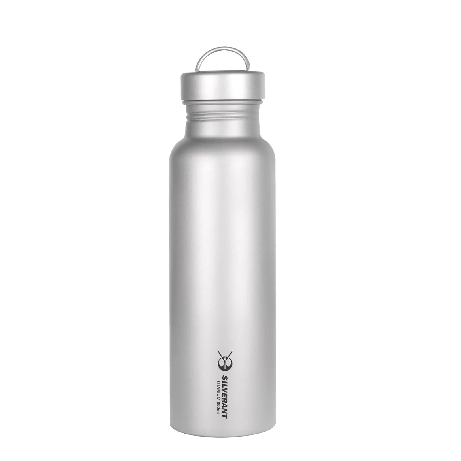 Round Titanium Water Bottle - 500ml/17.6 fl oz & 800ml/28.1 fl oz