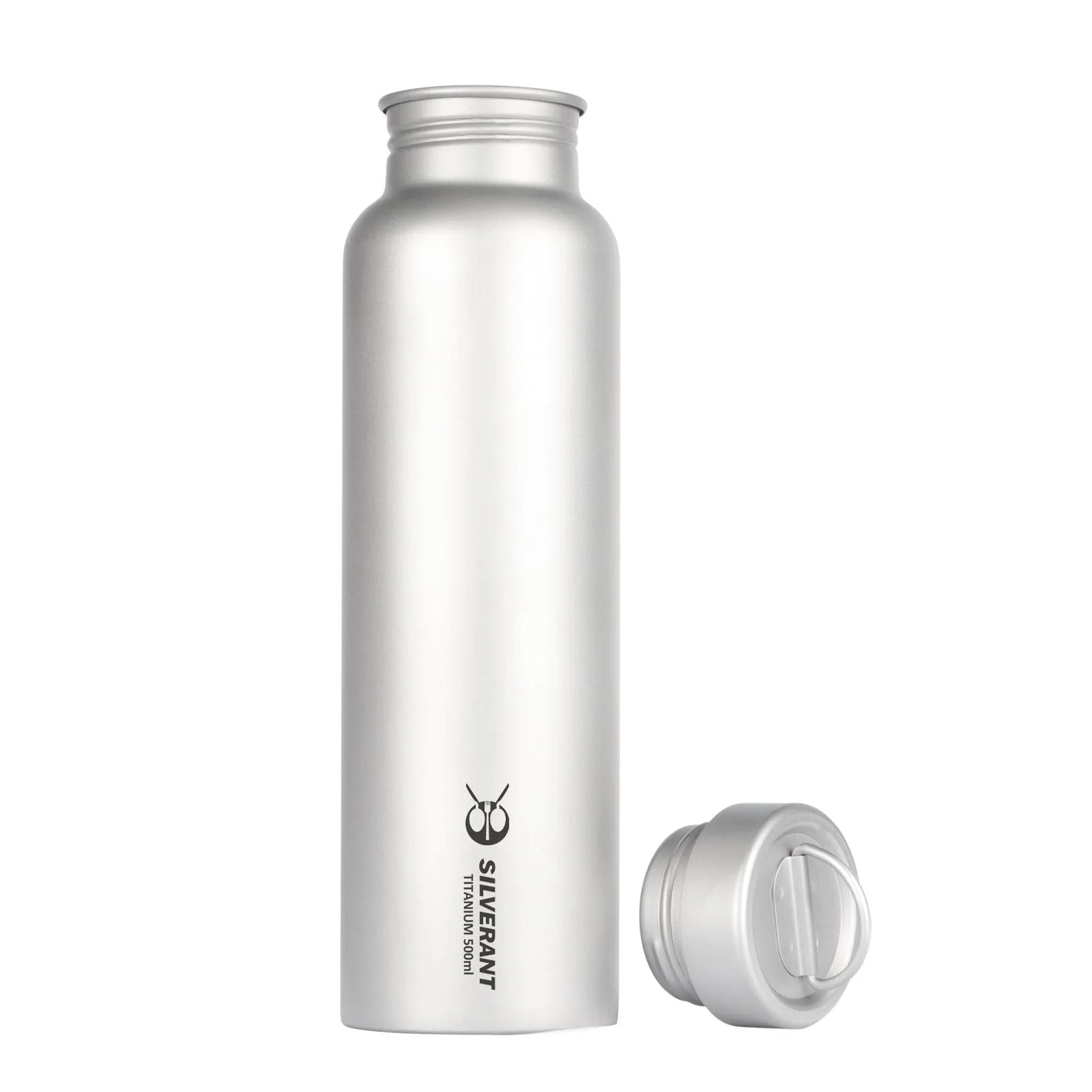 Round Titanium Water Bottle - 500ml/17.6 fl oz & 800ml/28.1 fl oz