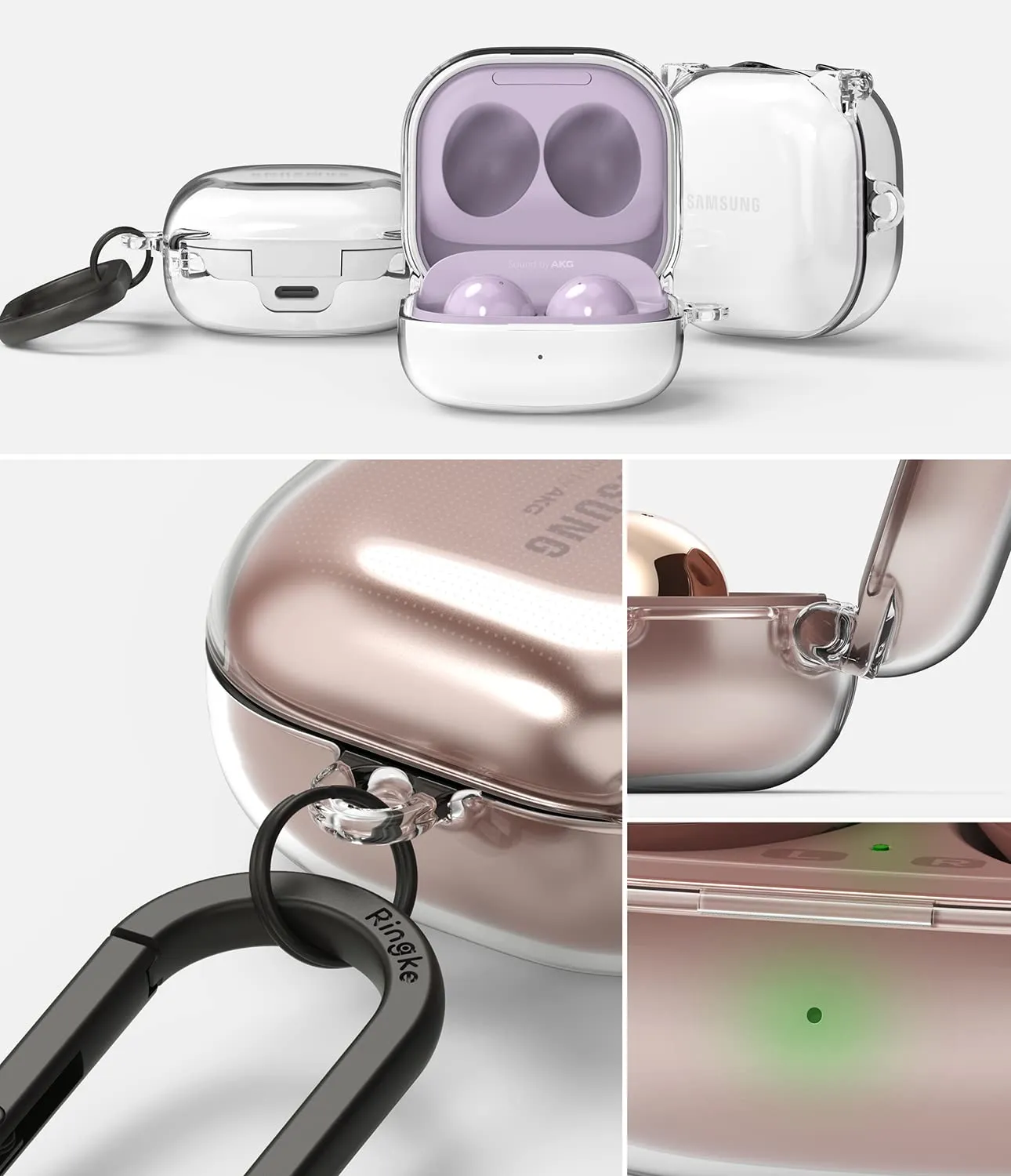 Samsung Galaxy Buds Live Buds Live Hinge case (PC) Clear