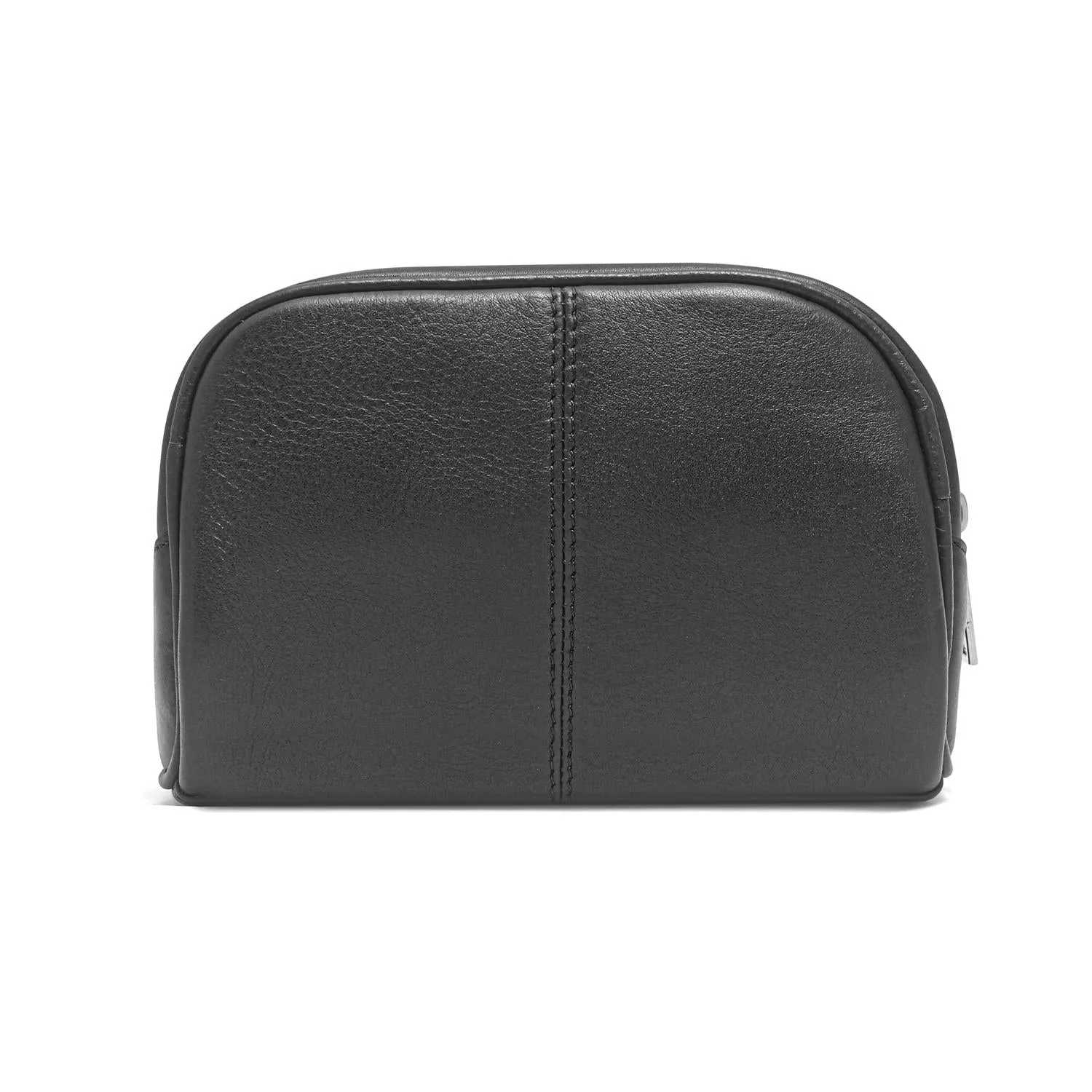 Sasha Olive Leather Wash Bag for Women