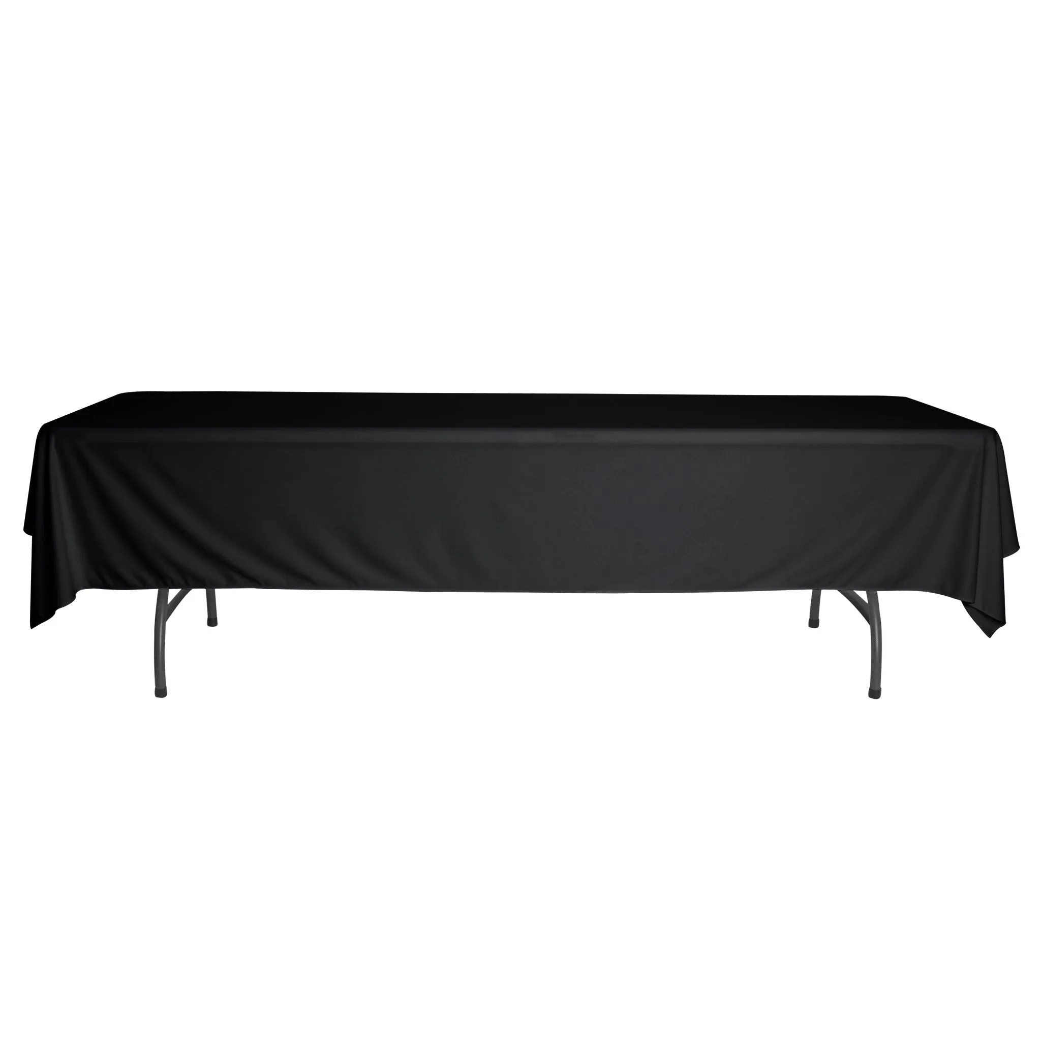 Scuba 60"x120" Rectangular Tablecloth - Black