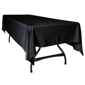 Scuba 60"x120" Rectangular Tablecloth - Black