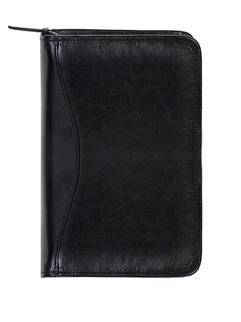 Scully Leather zip weekly organizer