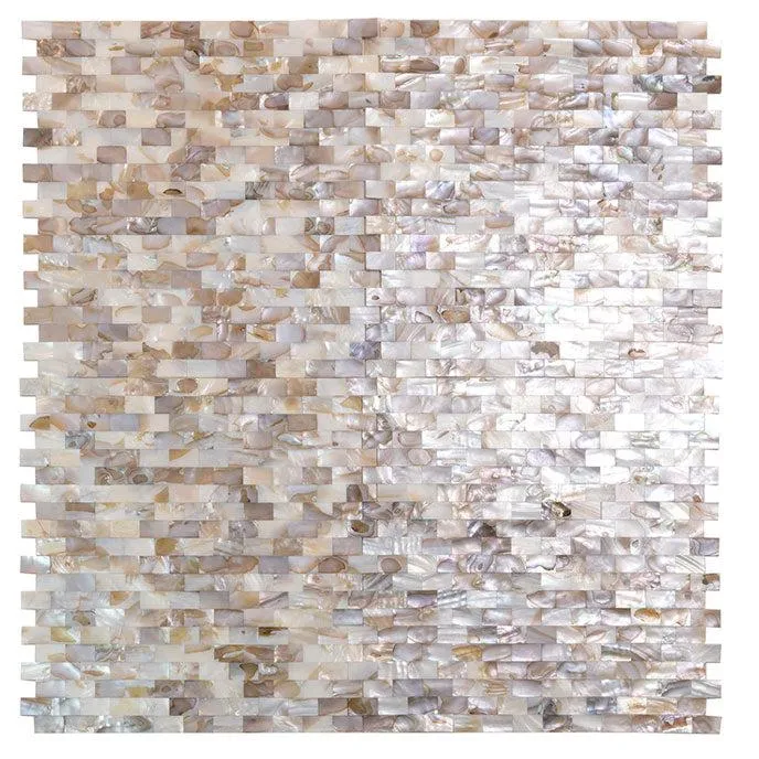 Seashell Dreams Brick Mosaic Tile