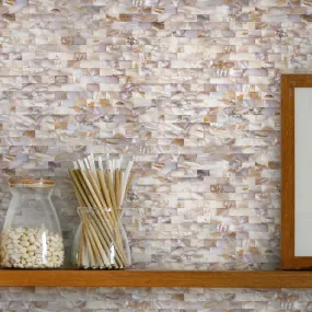 Seashell Dreams Brick Mosaic Tile