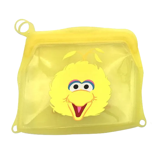 Sesame Street Big Bird Small Reusable Silicone Bag