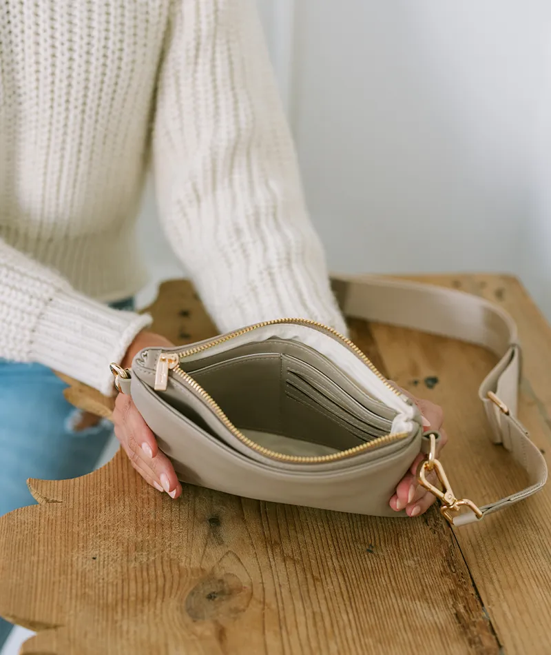 Skye Sling Bag - Taupe