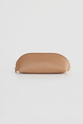 Small Cosmetic Bag - Camel