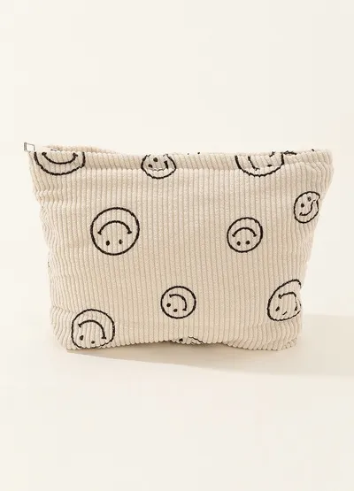 Smiley Cosmetic Bag