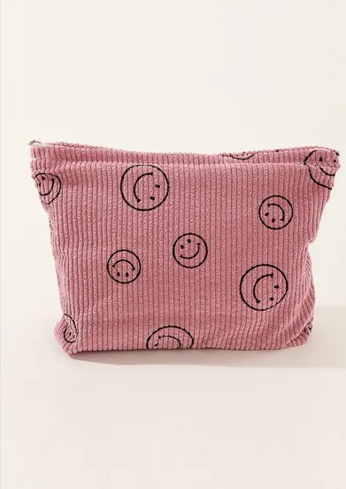 Smiley Cosmetic Bag