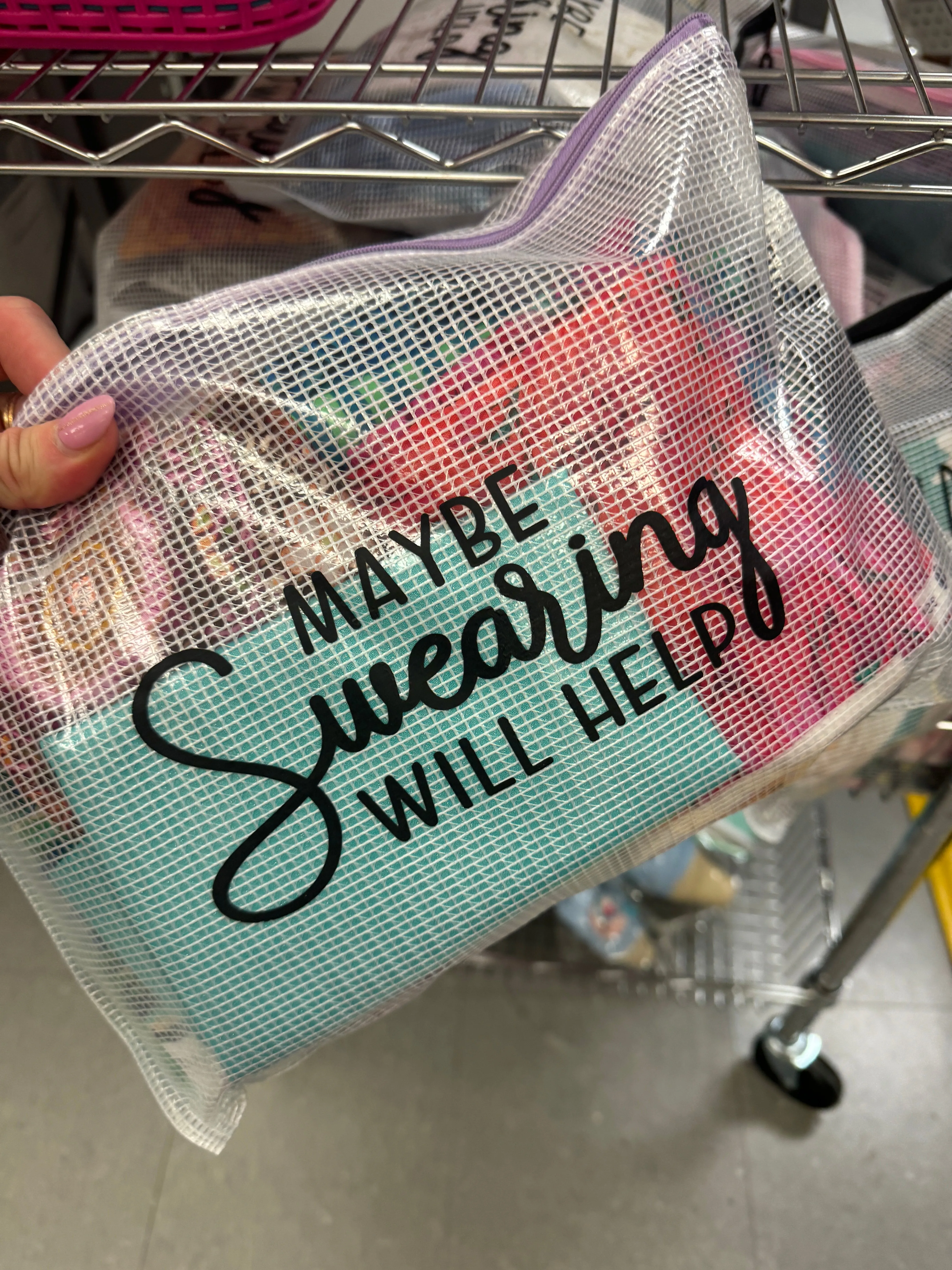 Snarky bags FILLED with fabric