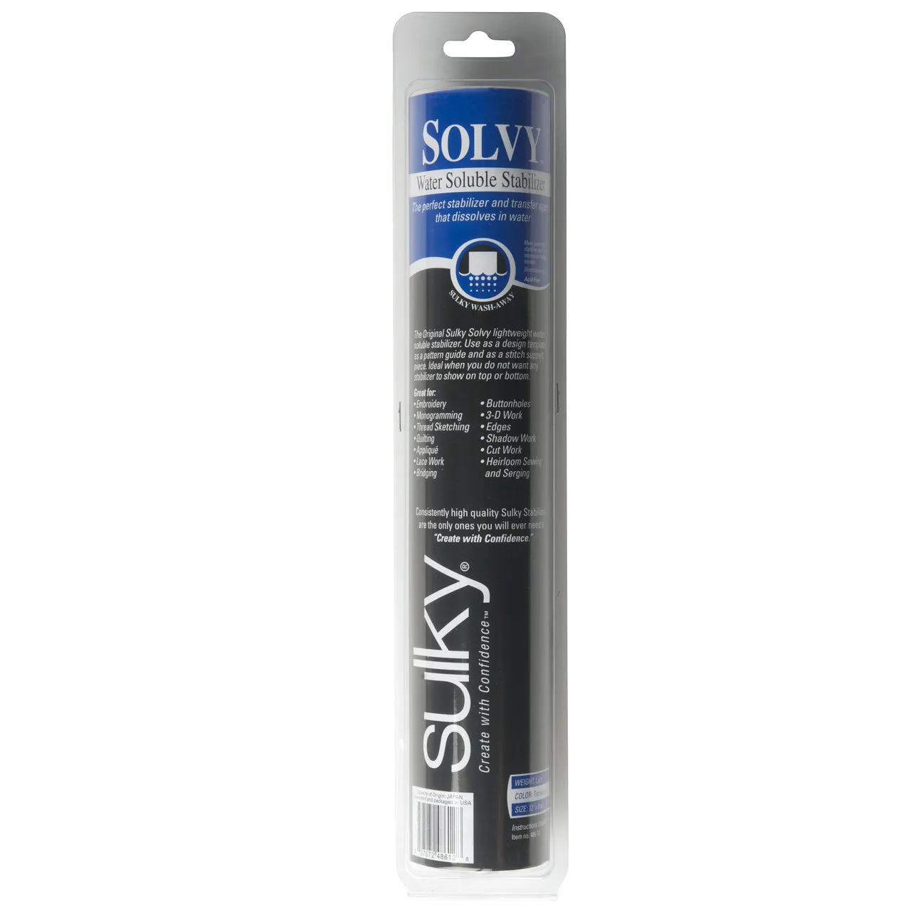 Sulky Solvy Stabilizer - Clear