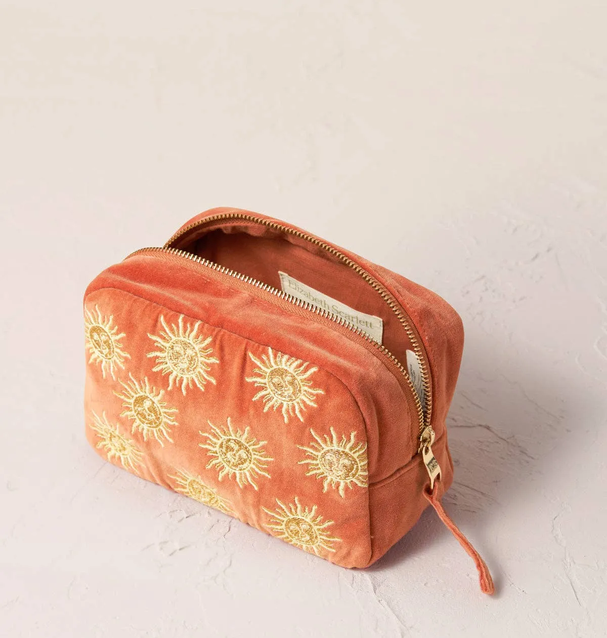 Sun Goddess Rust Makeup Bag