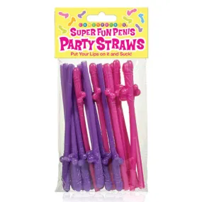 Super Fun Penis Party Straws