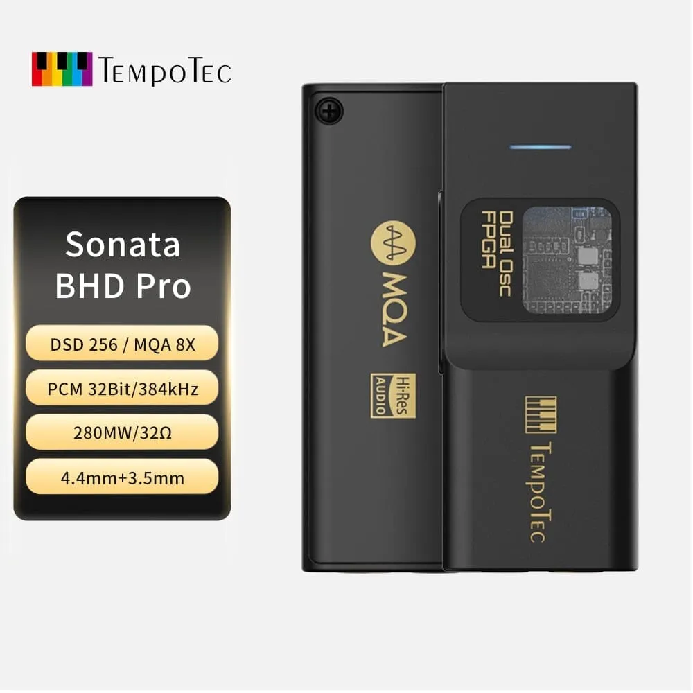 TempoTec Sonata BHD Pro USB-C Dual DAC & Headphone Amplifier