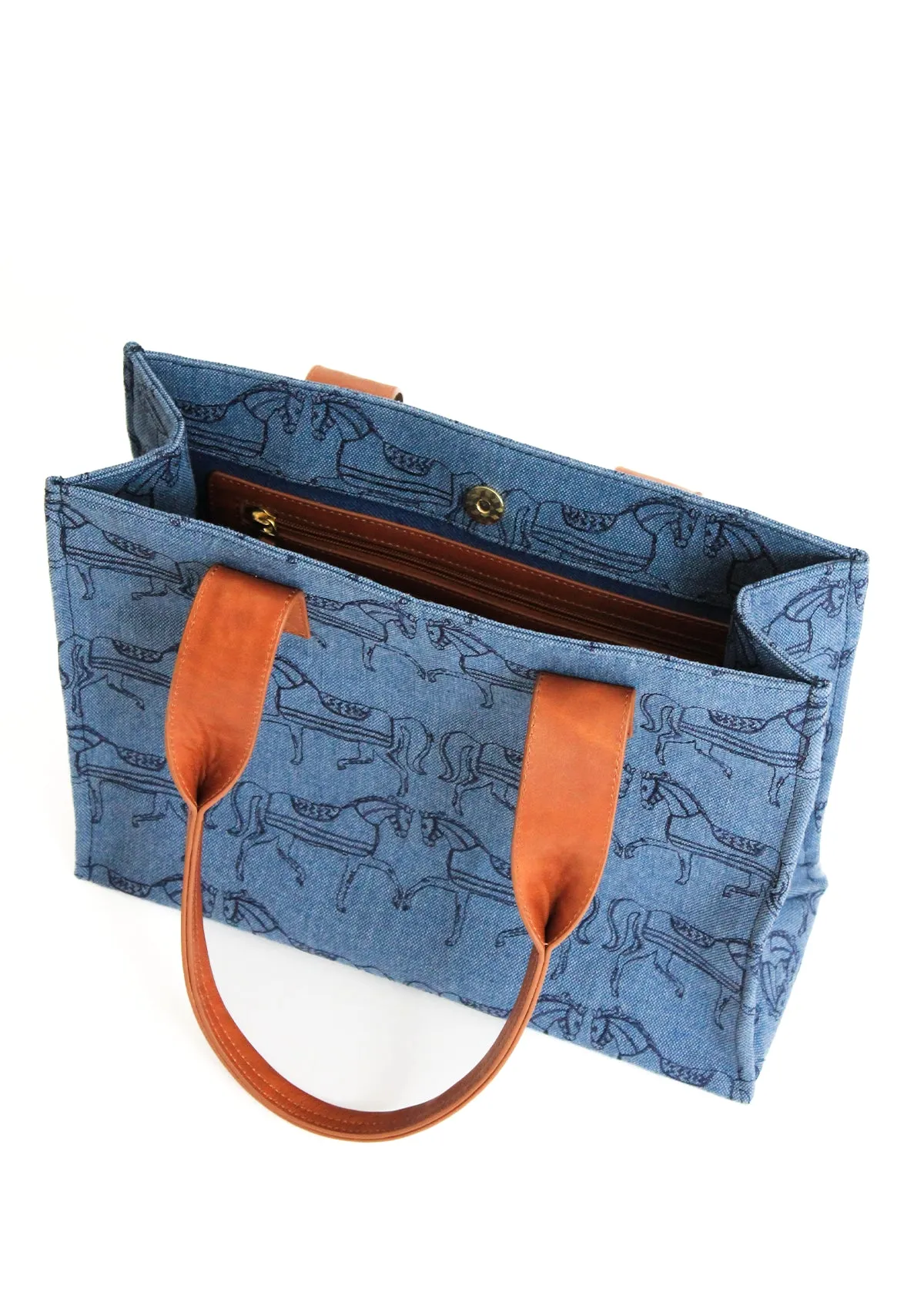 The Clarion Tote | Blue