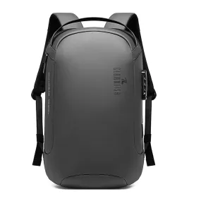 THE CLOWNFISH Water Resistant Unisex Anti-Theft Travel Laptop Backpack With Usb Charging And Password Number Lock (Grey), 20 Litres