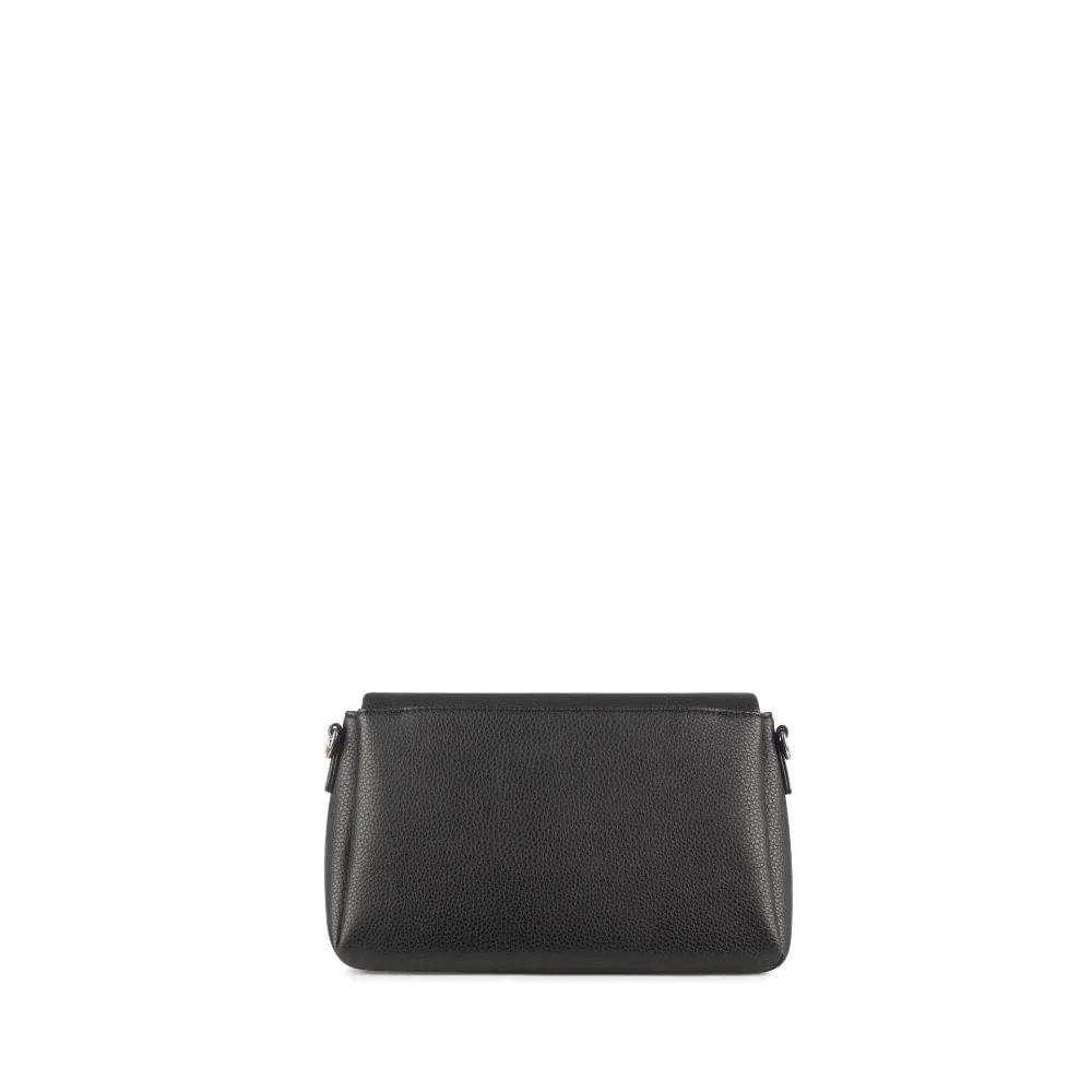 The Judy - Recycled Black Vegan Leather Crossbody Handbag