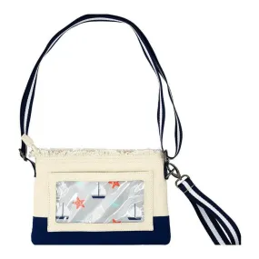 Touch Screen Crossbody, Sailboats & Starfish