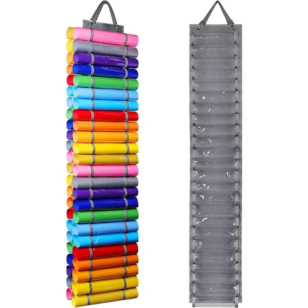 Vinyl Hanging Organizer Storage Roll Holder