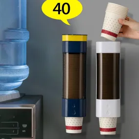 Wall-Mounted Easy Reach Paper Cup Dispenser