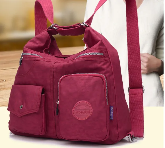 Waterproof Nylon Crossbody labtop Bags Women Tote travel Handbag