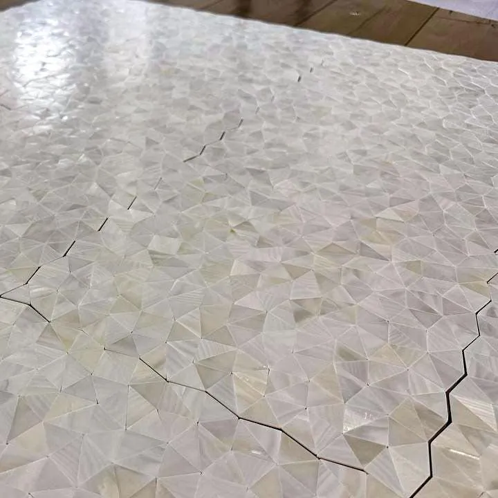 White Illusion Mother Of Pearl Mosaic Tile