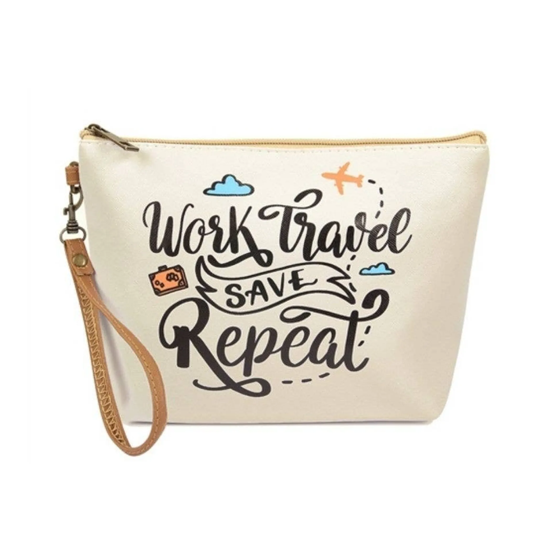 Work Travel Repeat Cosmetic Bag