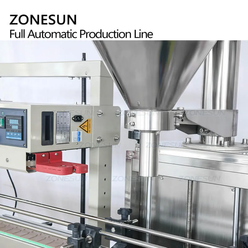 ZS-FAL180Z1 Automatic Stand Pouch Gusset Bag Auger Powder Filling And Sealing Machine Line